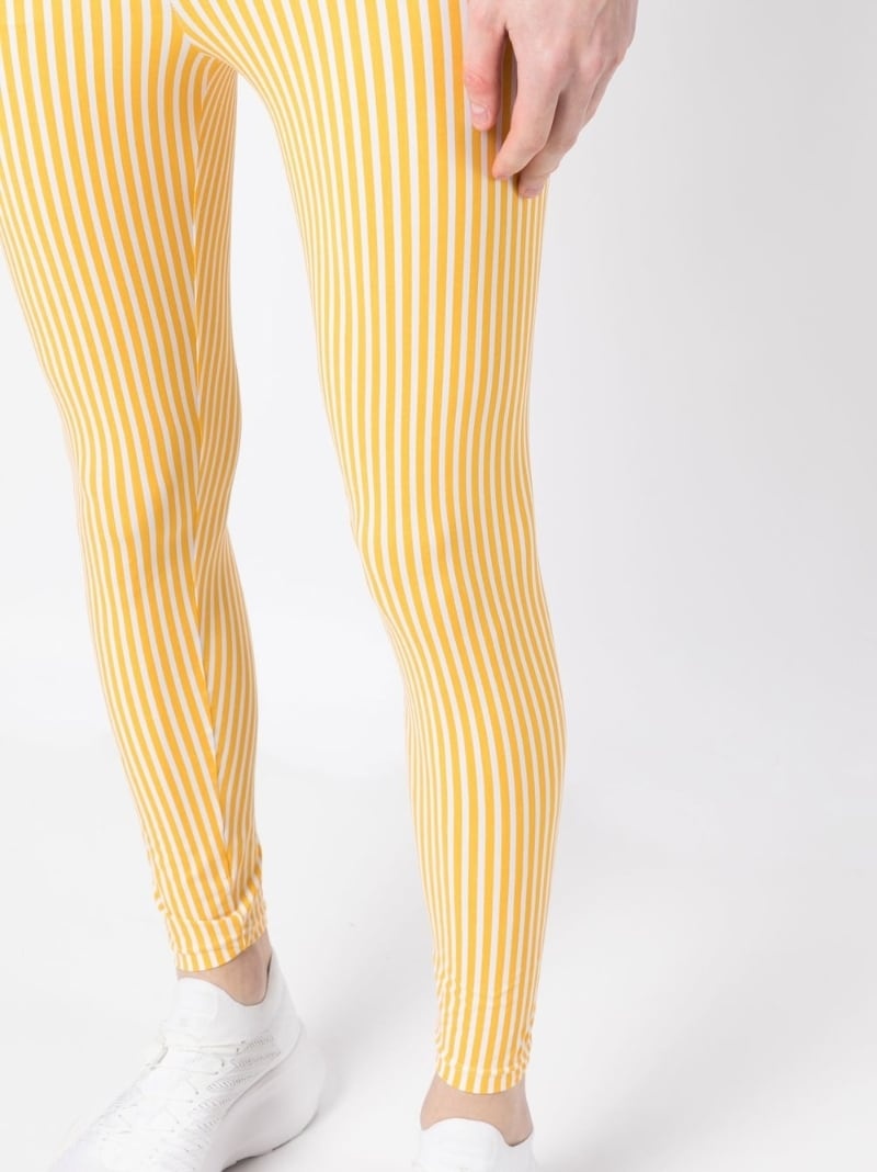 vertical-stripe leggings - 5
