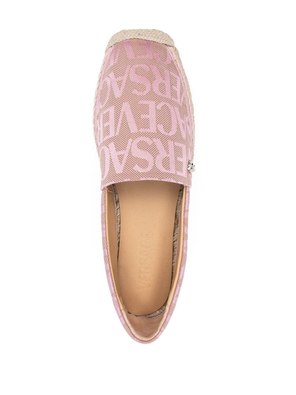 Versace Allover leather espadrilles - 4