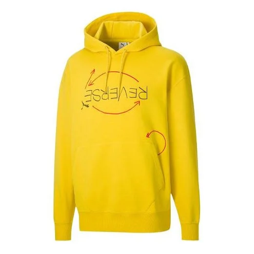 PUMA X Michael Lau Reverse Graphic Hoodie 'Yellow' 530357-79 - 1