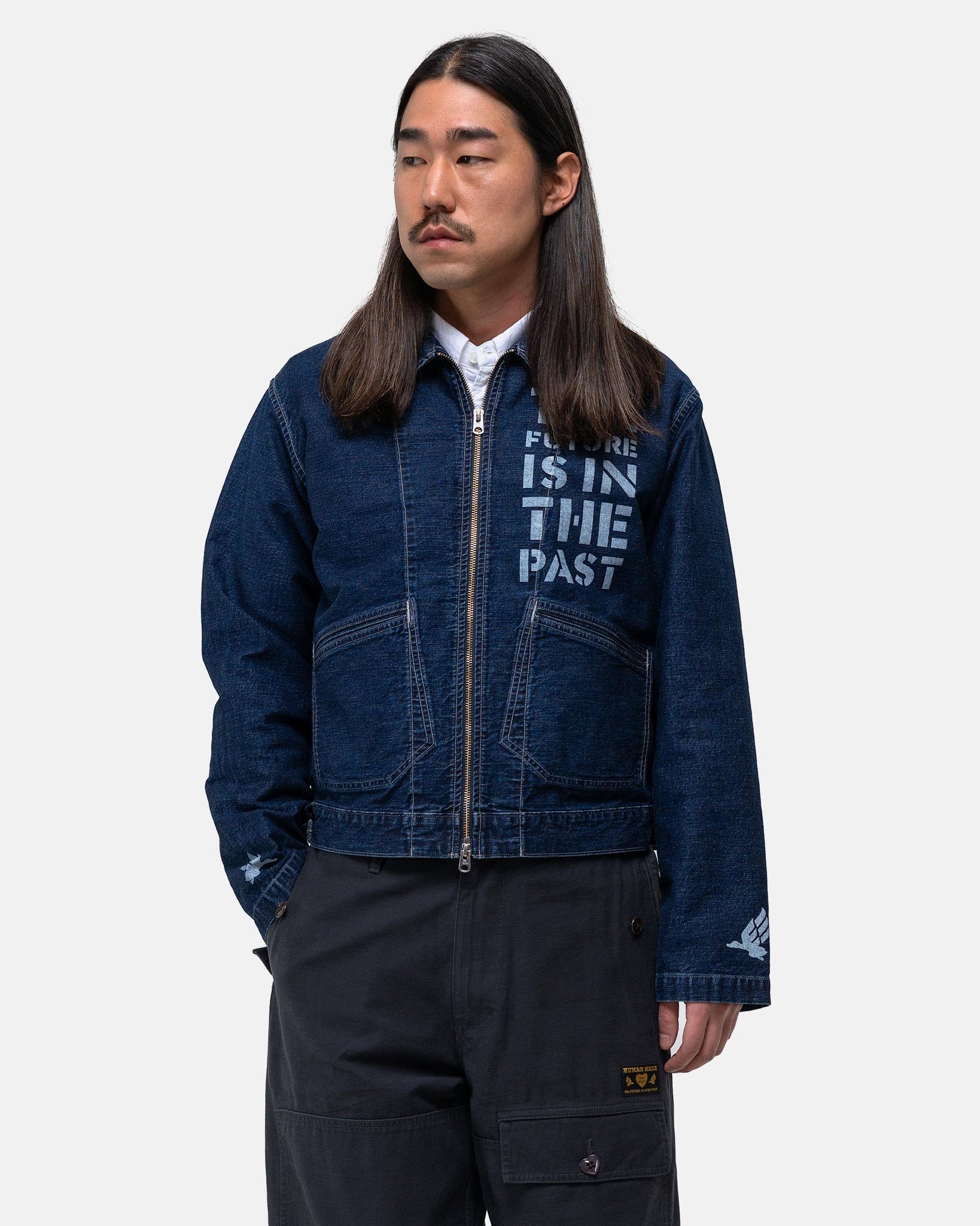 Denim Naval Jacket  Indigo - 4