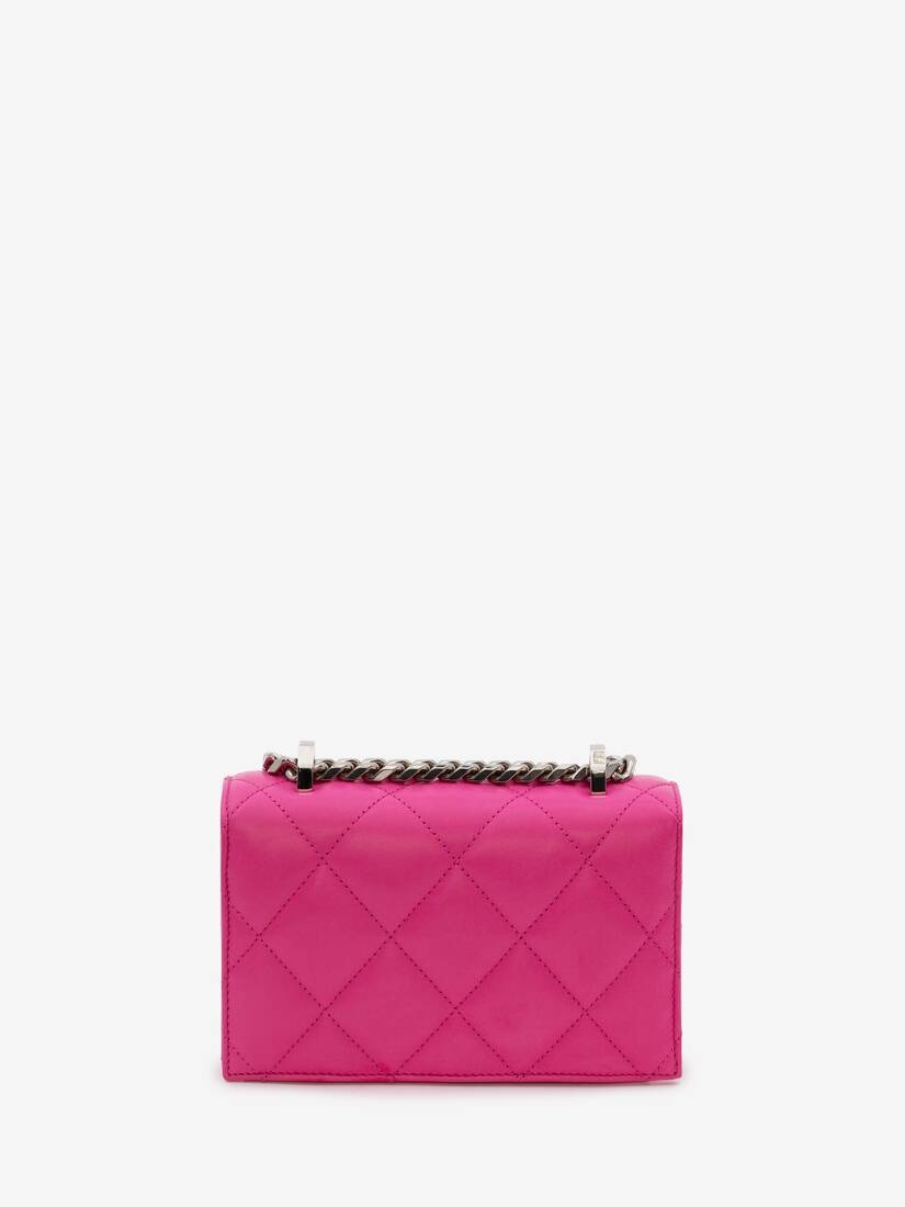 Mini Jewelled Satchel in Bobby Pink - 3
