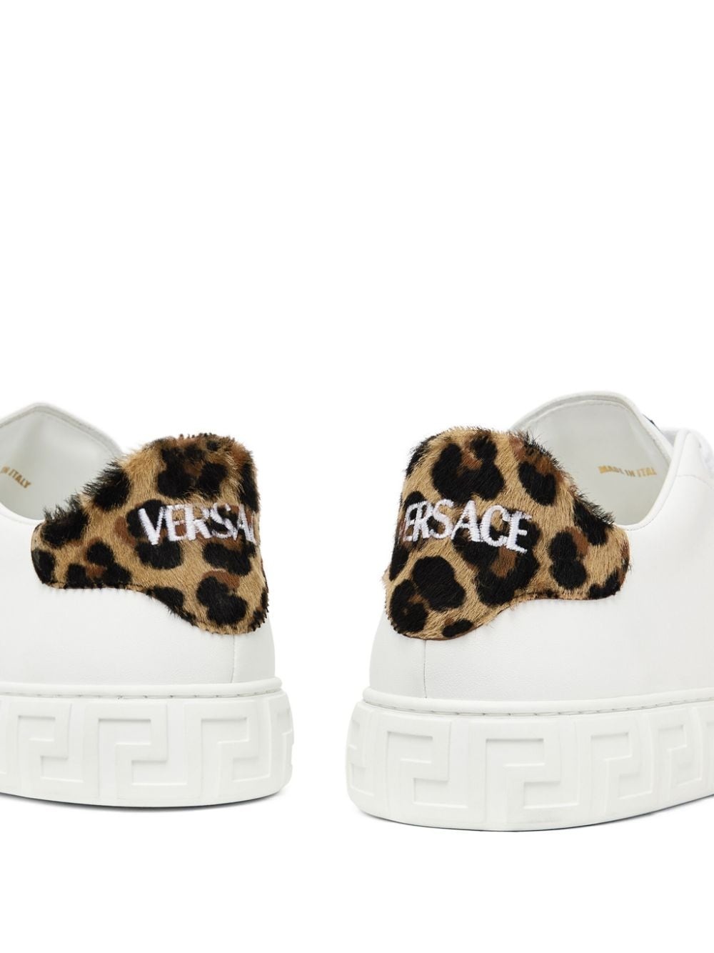 Greca pony-effect sneakers - 5