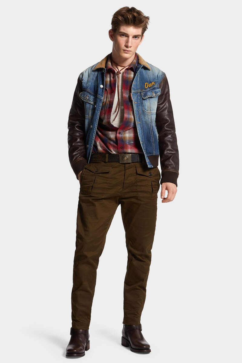 MEDIUM RUSTY NAIL WASH L.A. COLLEGE JEAN JACKET 5