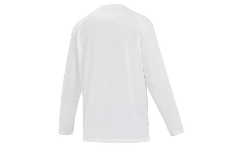 Y-3 Men's Y-3 Round Neck Pullover Logo Long Sleeves White T-Shirt FN3362 outlook