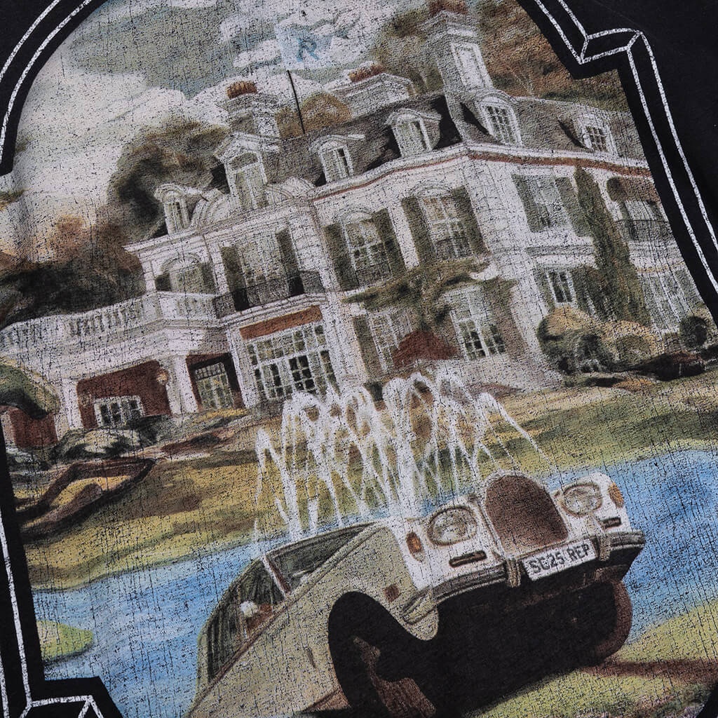 REVERE MANOR T-SHIRT - STAINED BLACK - 5