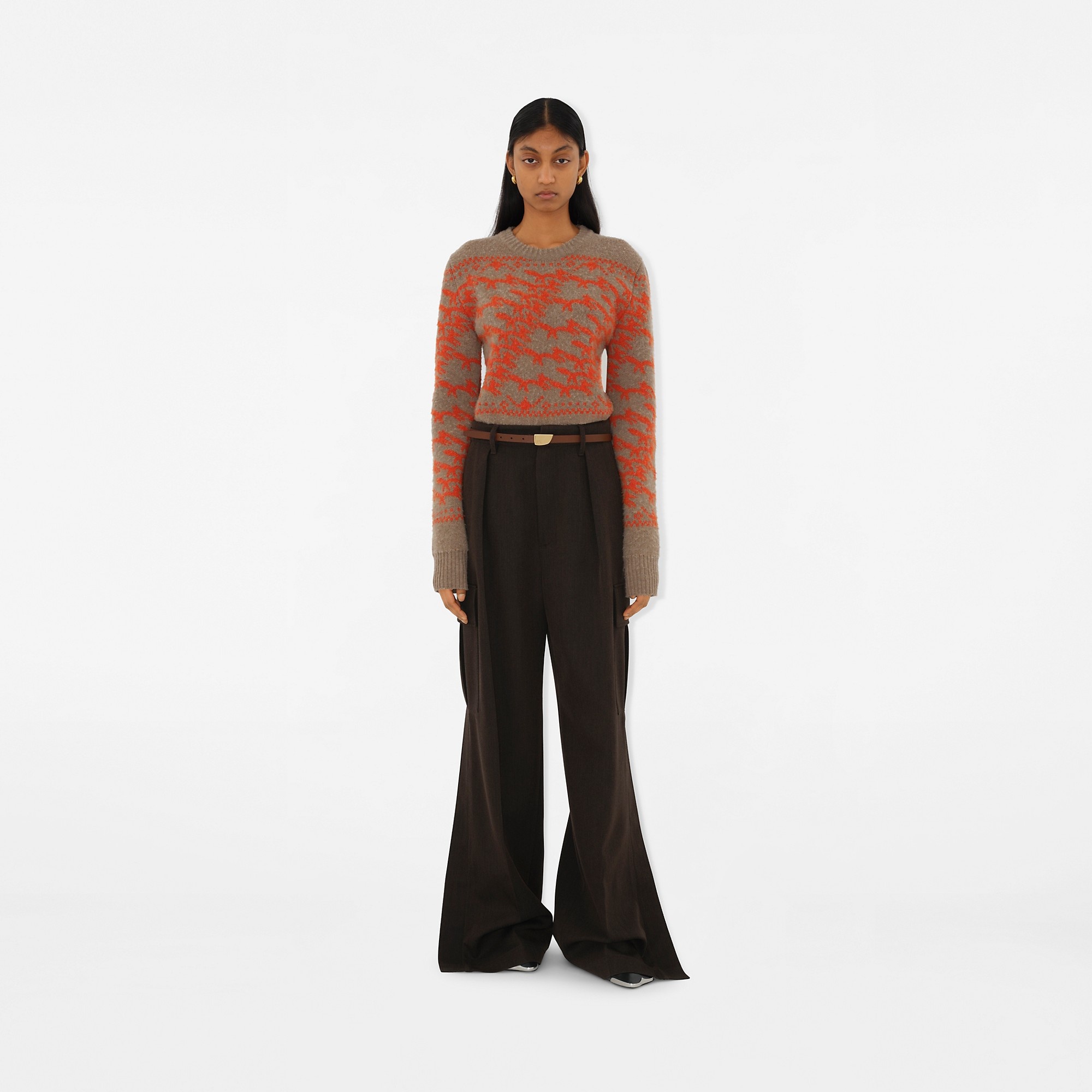Cropped Fox Wool Sweater - 2