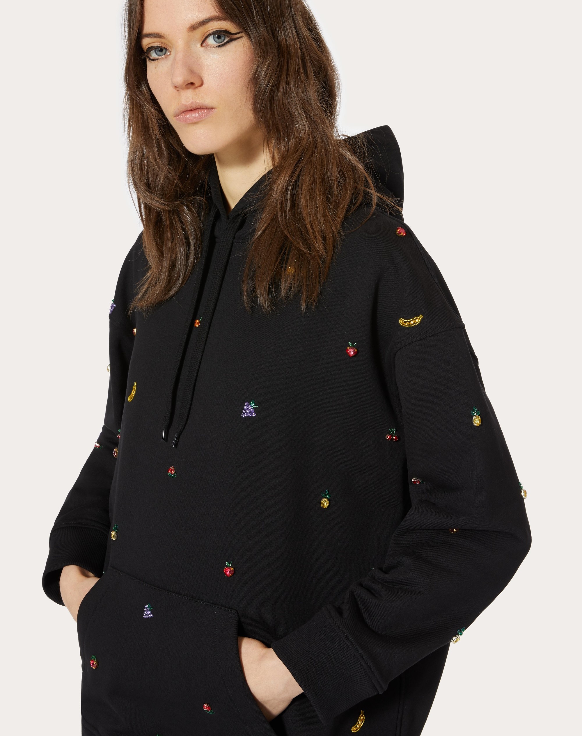 EMBROIDERED JERSEY SWEATSHIRT - 5