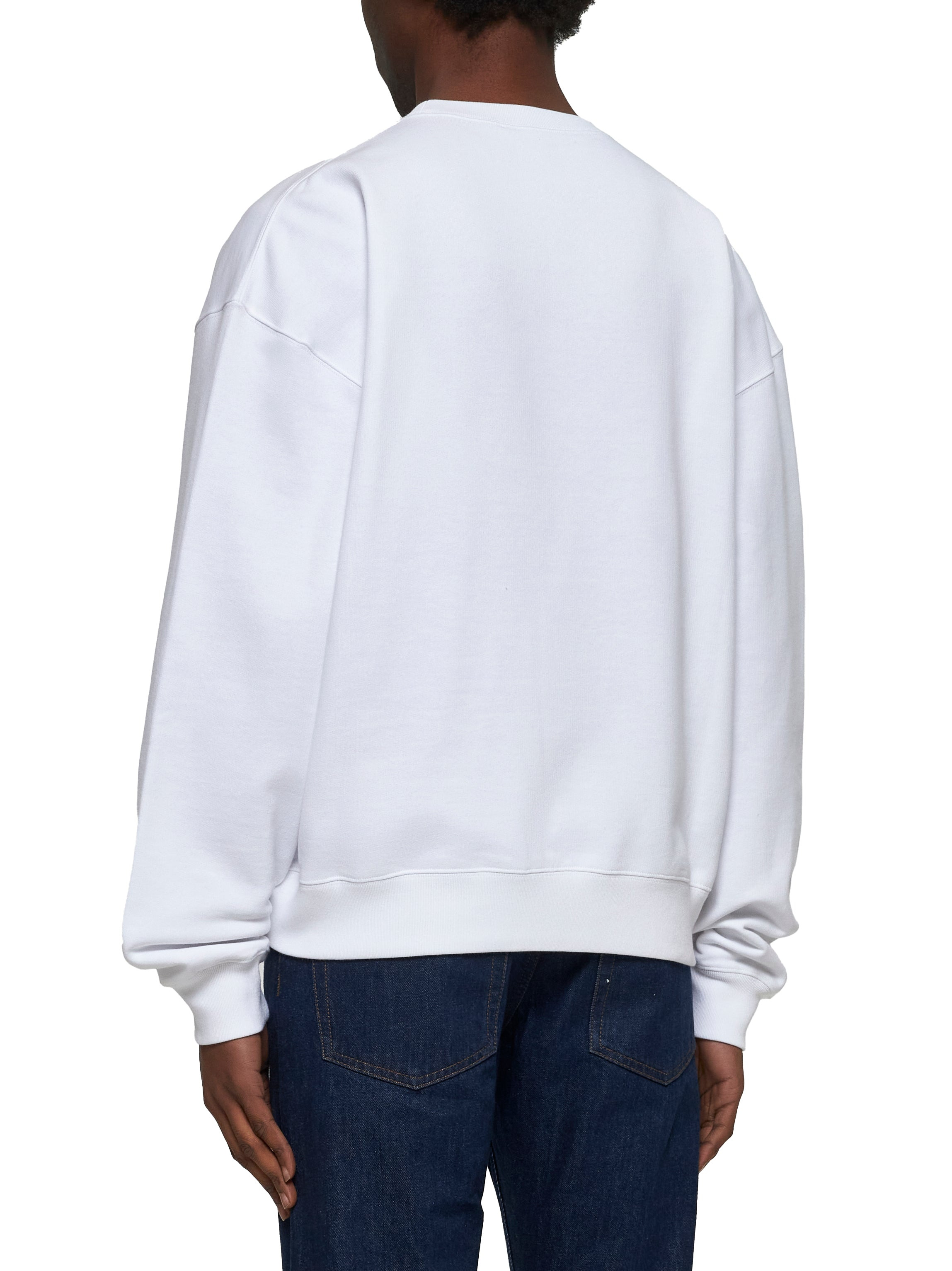 Gucci Men White Printed Jersey Sweatshirt - 3