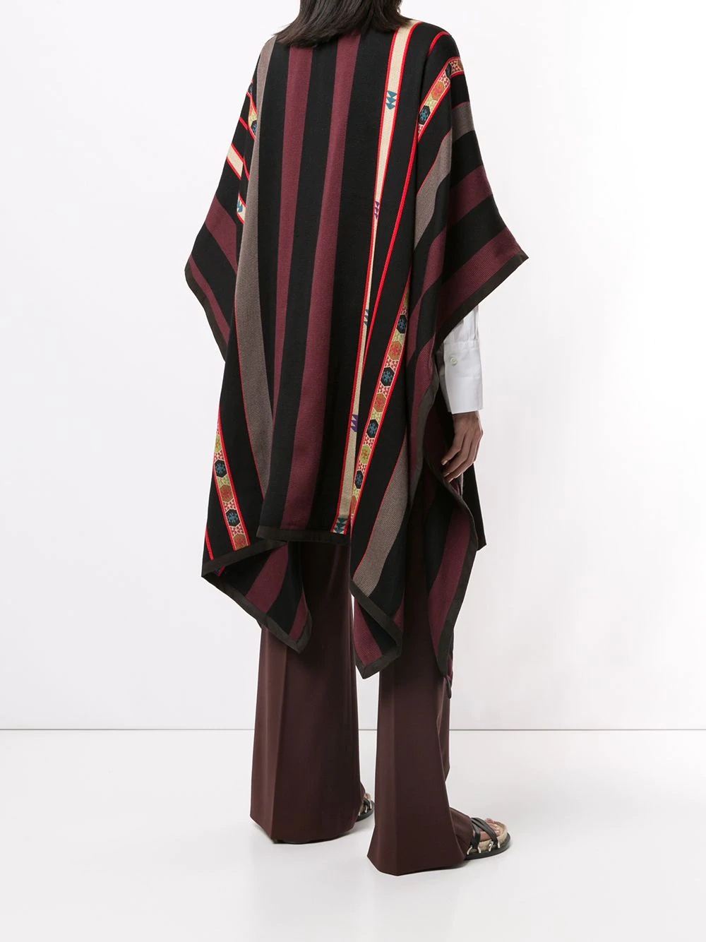 striped poncho - 4