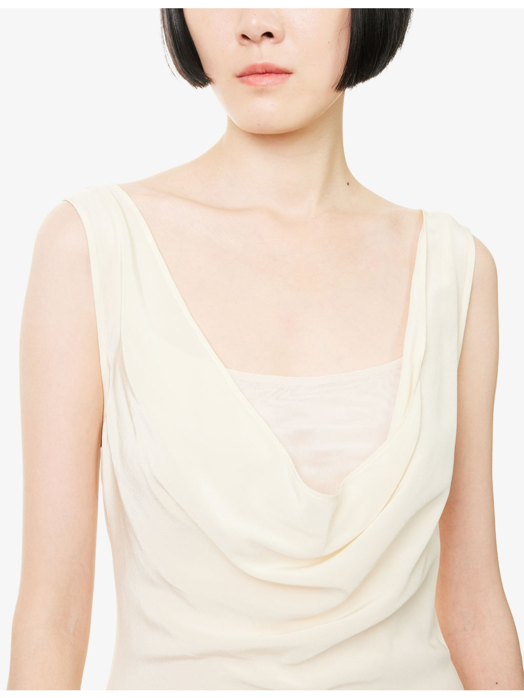 Piero Layered Silk Midi Dress - 5