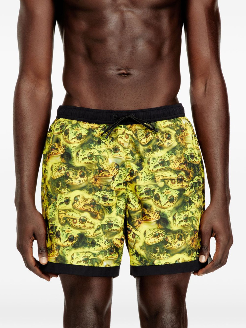 frog-print logo-detail swim shorts 3