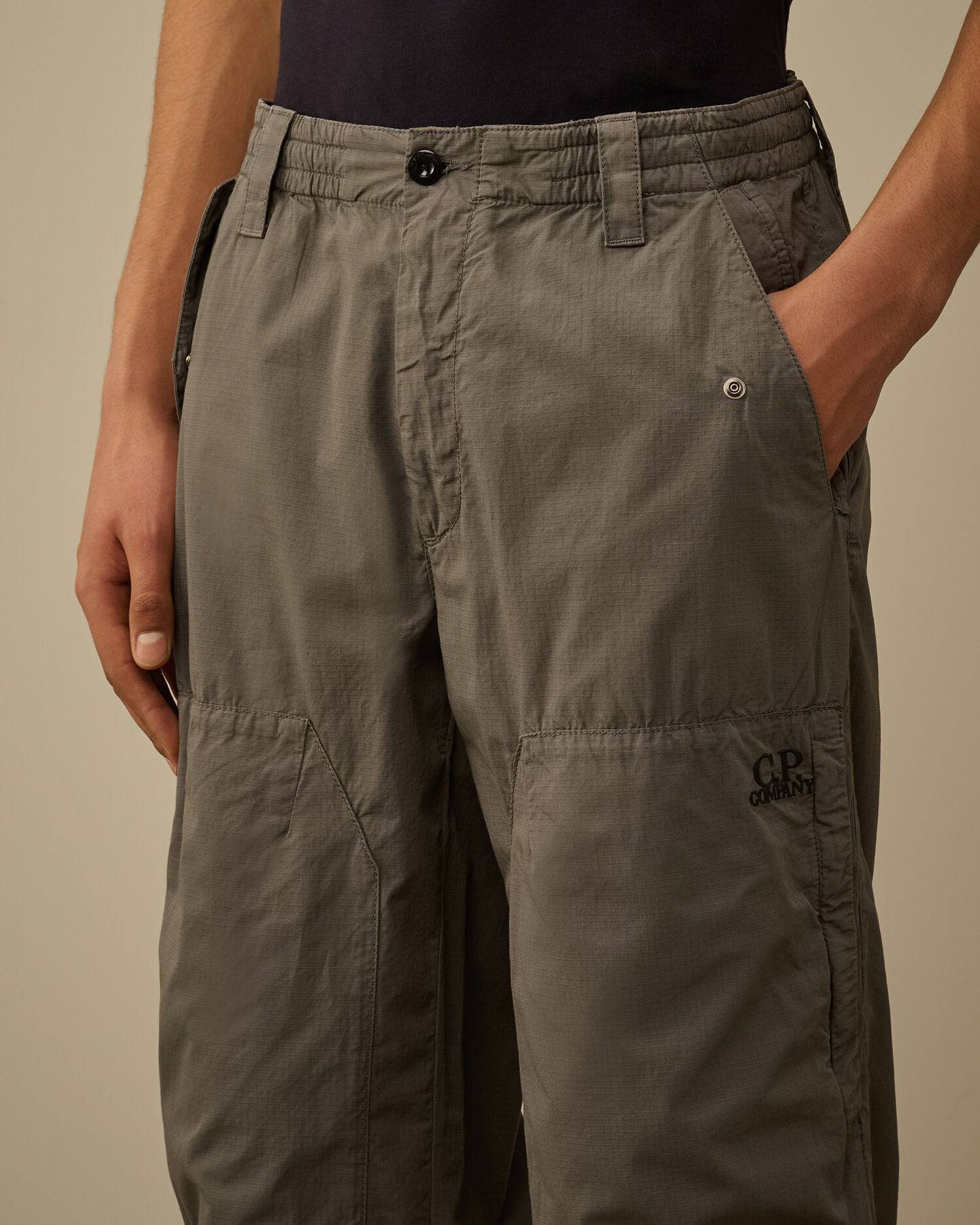 Cotton Rip Stop Loose Pants - 5