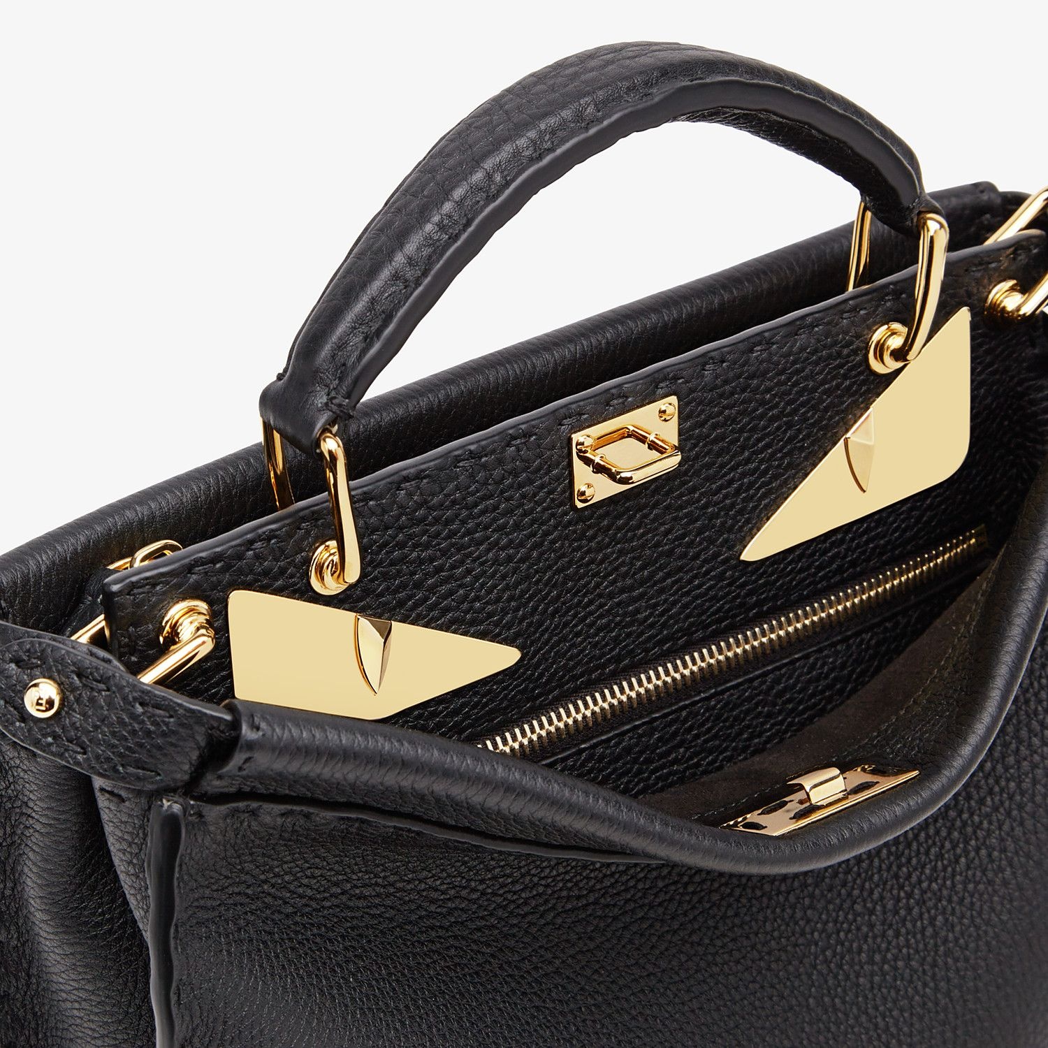 Black leather bag - 5