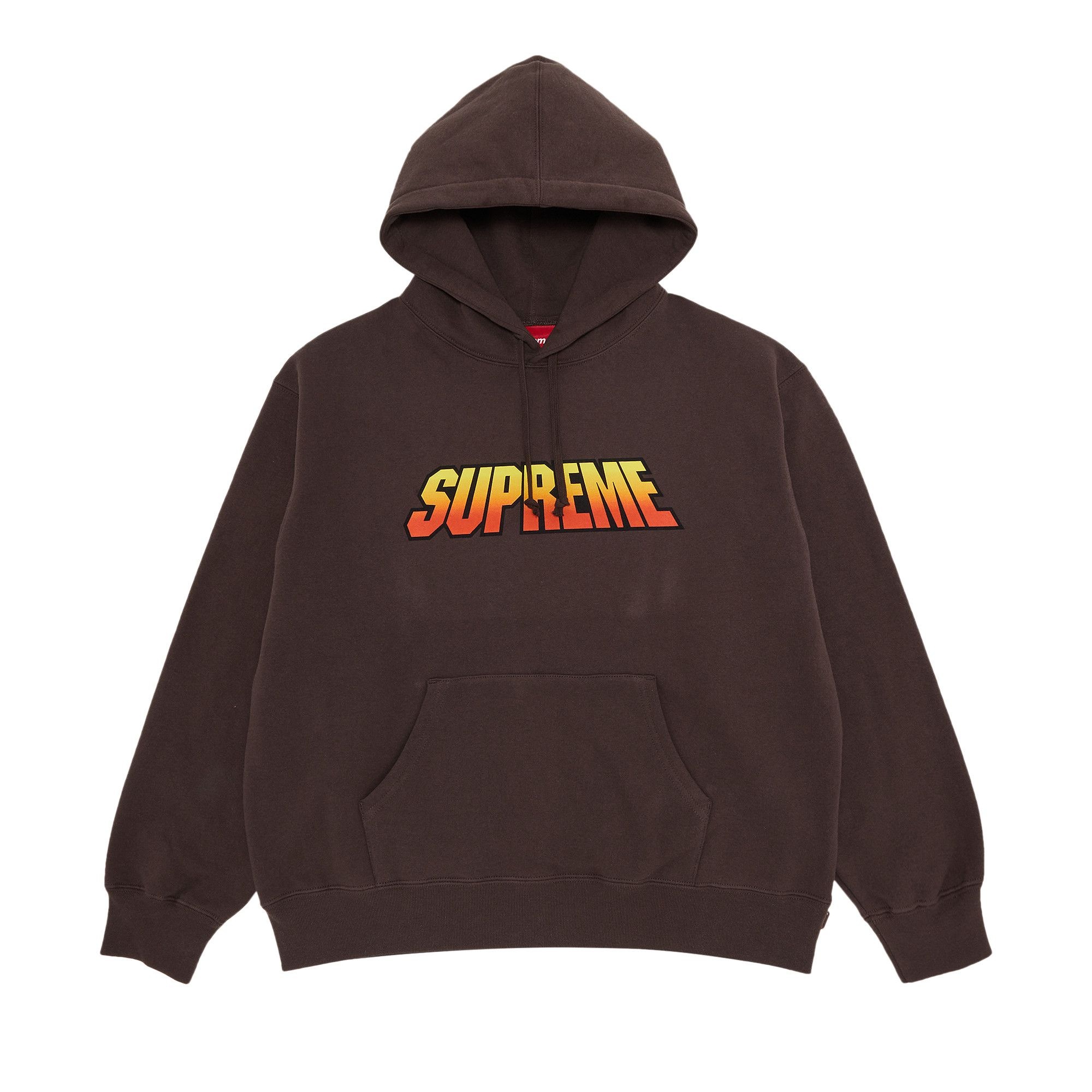 Supreme Gradient Hooded Sweatshirt 'Brown' - 1