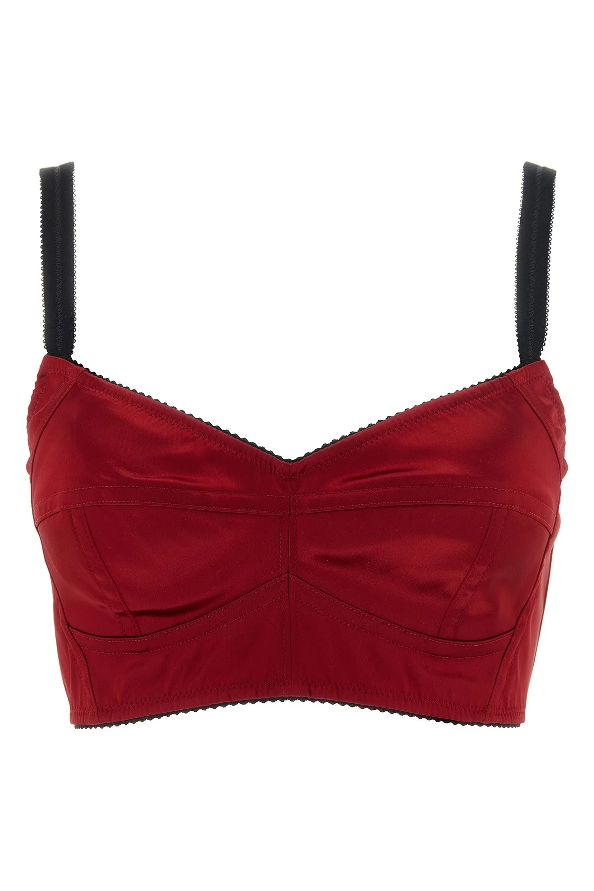 Bustier Top With Stitching - 1