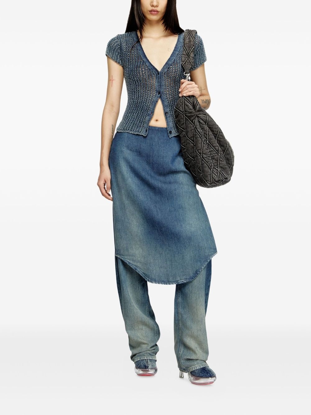 D-Arky layered jeans - 2