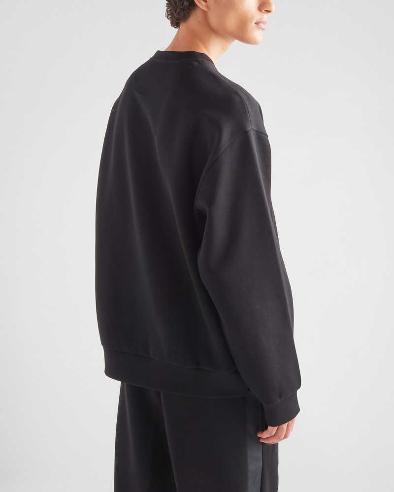 Technical cotton sweatshirt 3