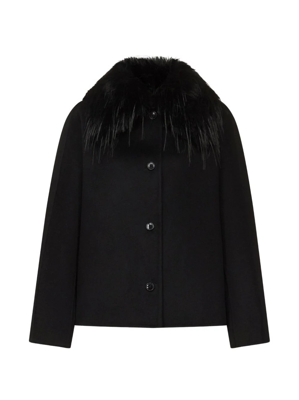 Rafe detachable faux-fur collar jacket - 1