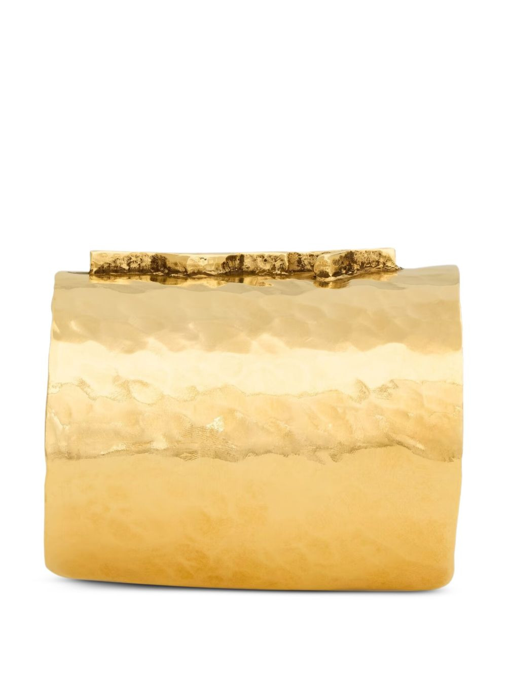 Cassandre-logo hammered cuff bracelet - 4