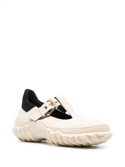 Marni buckled T-bar leather sneakers outlook