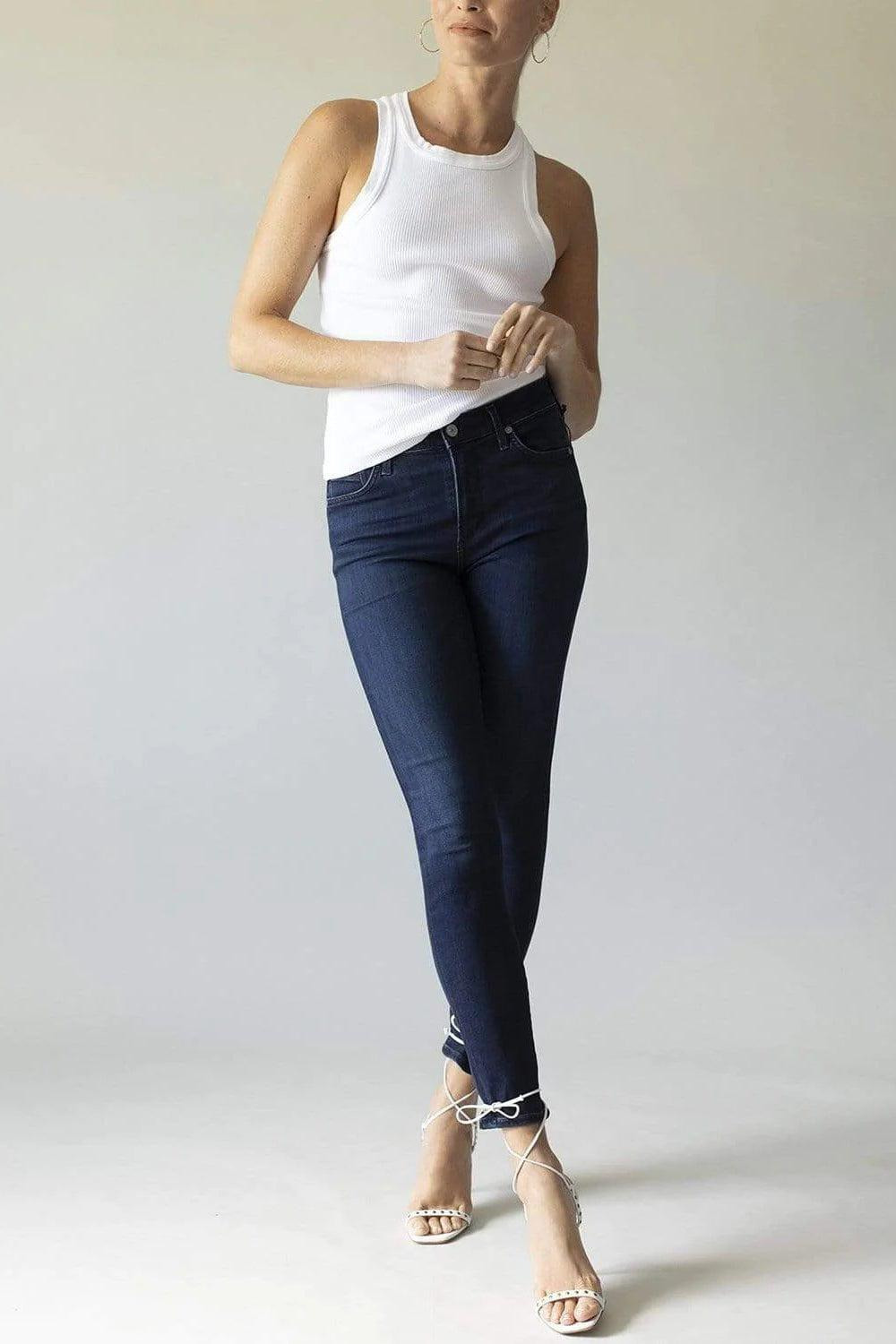 Isabel Rib Tank - White - 2