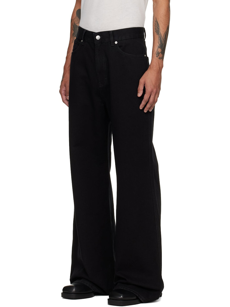 LU'U DAN Black Phat Jeans outlook
