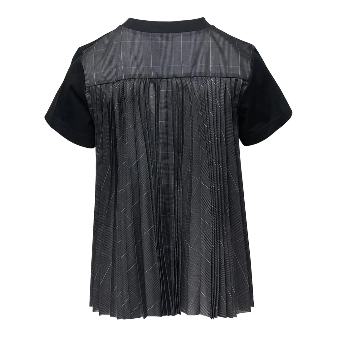 Glen Check X Cotton Jersey T-Shirt - 2
