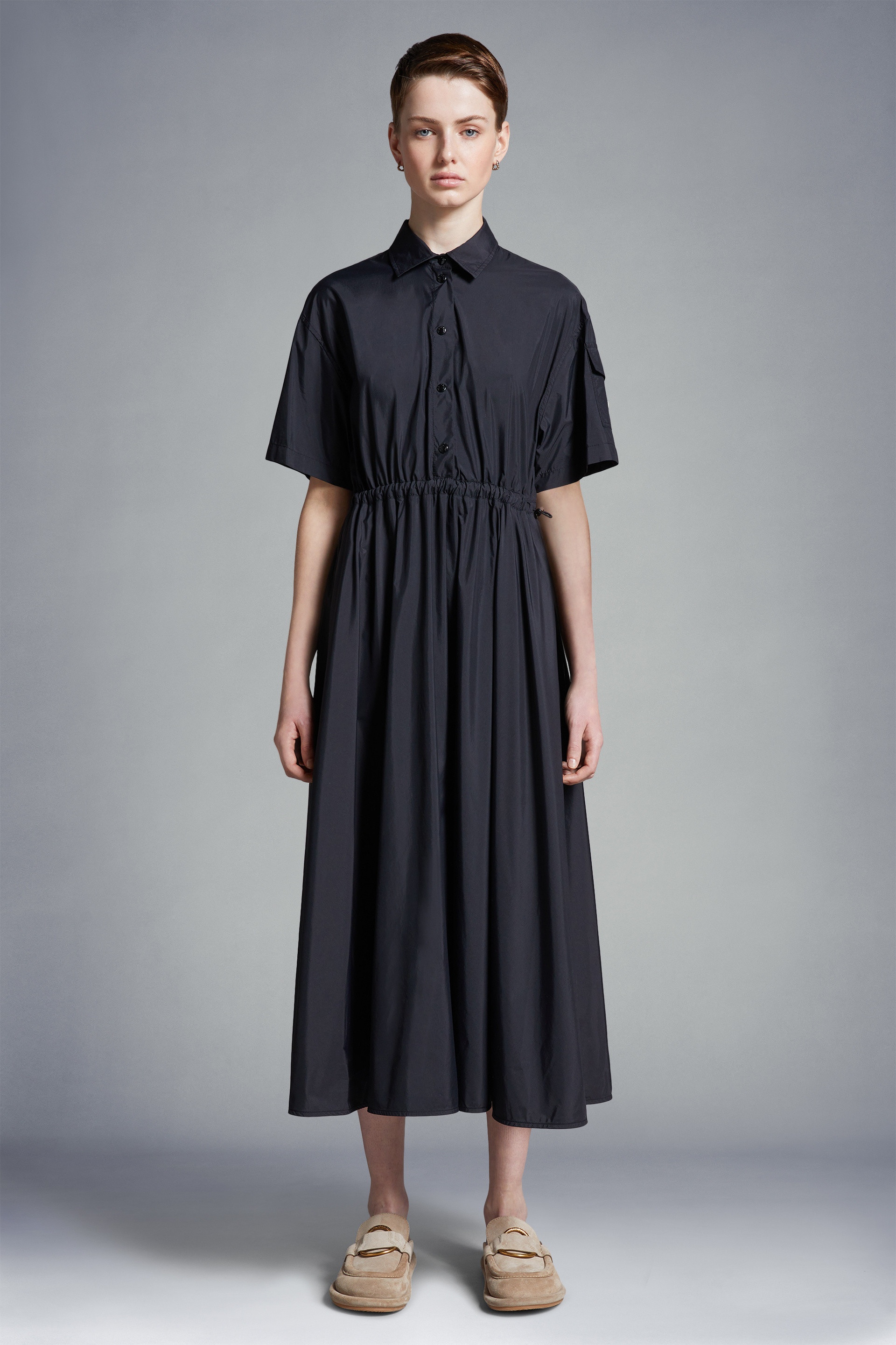 Poplin Midi Shirt Dress - 3