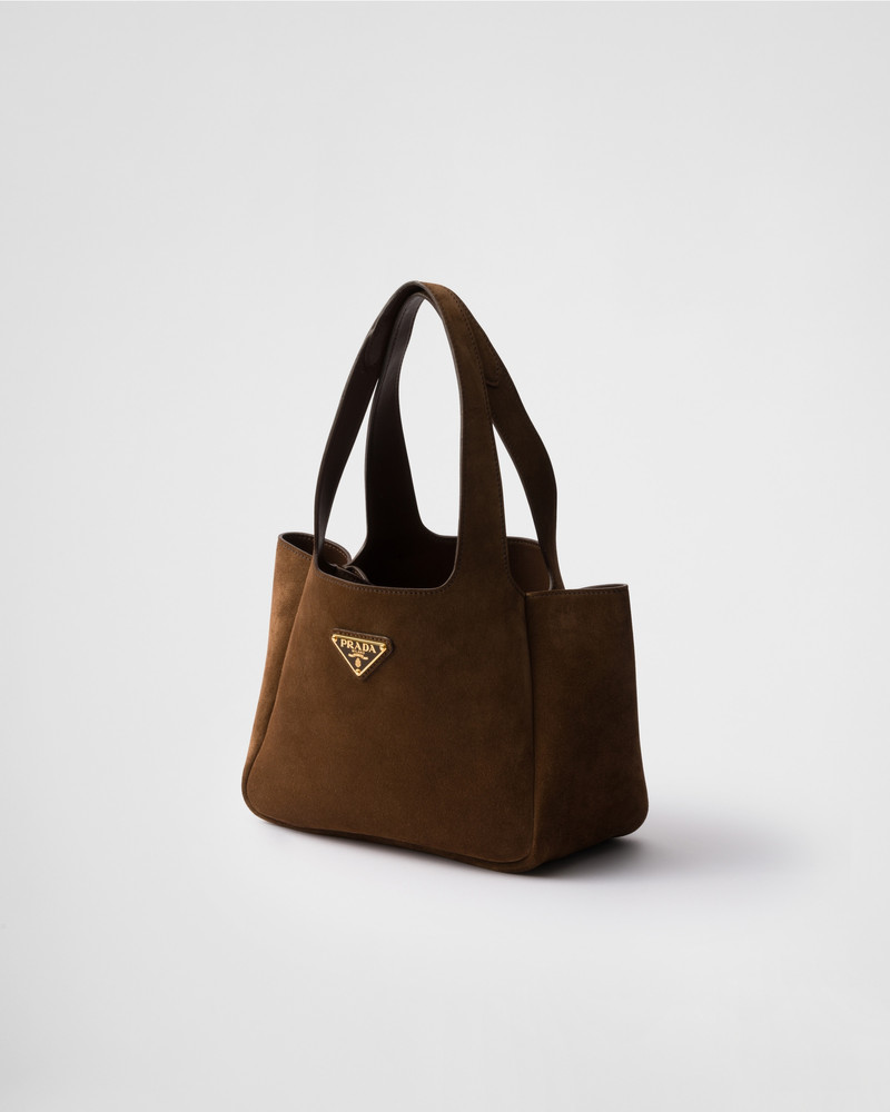 Mini suede shopping bag 3