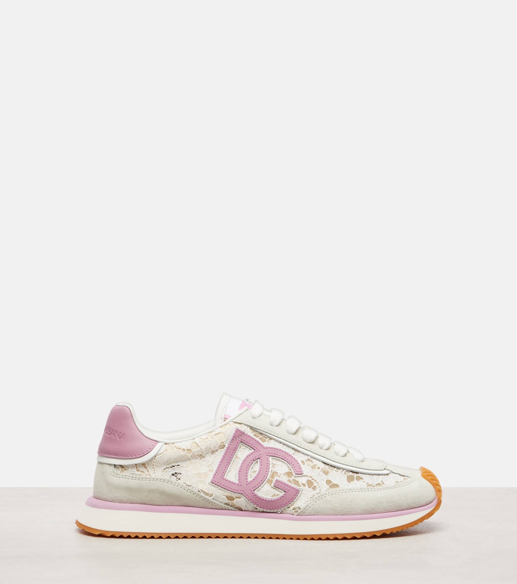 DG Cushioned leather-trimmed sneakers - 4