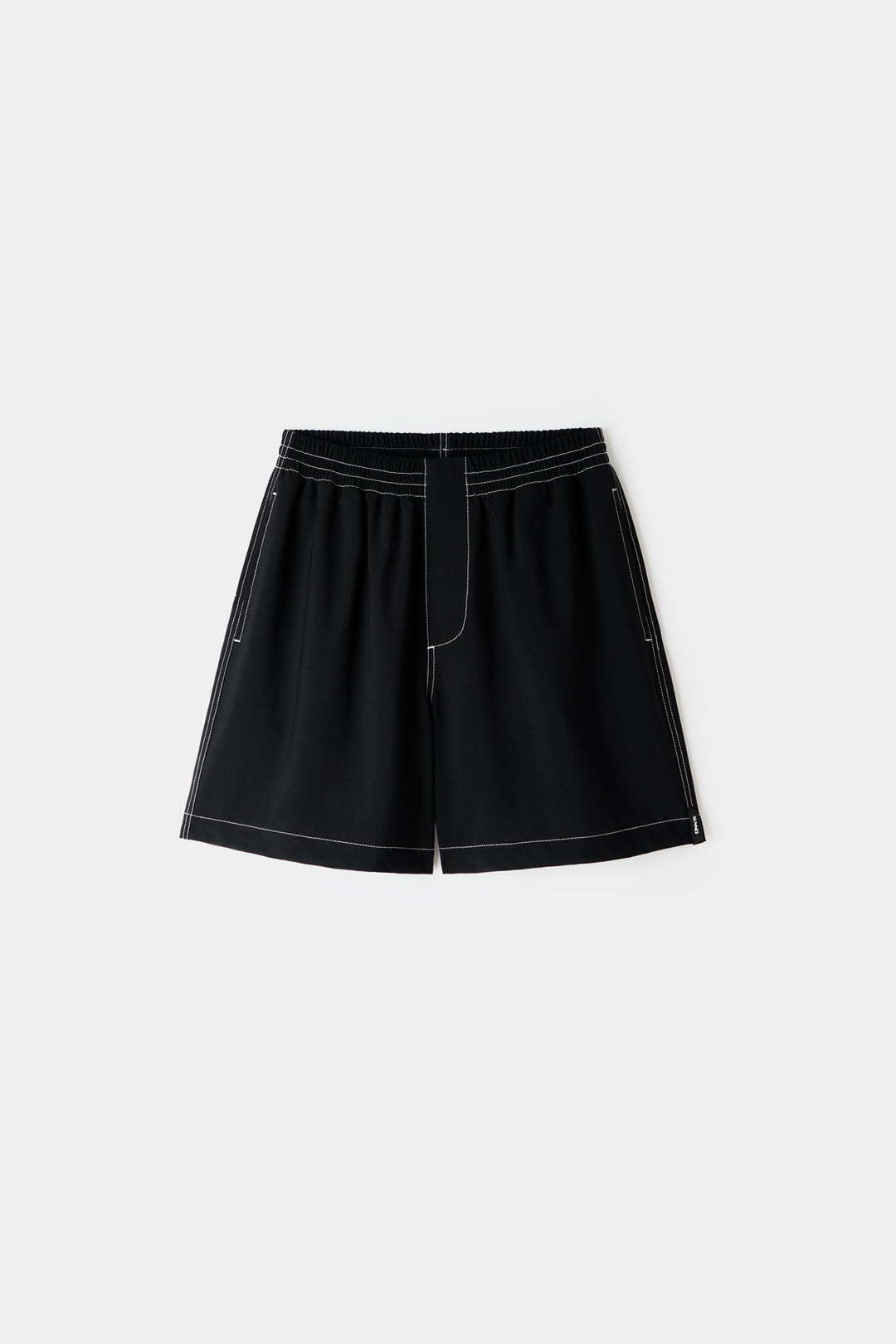 ELASTIC SHORT PANTS / black - 2