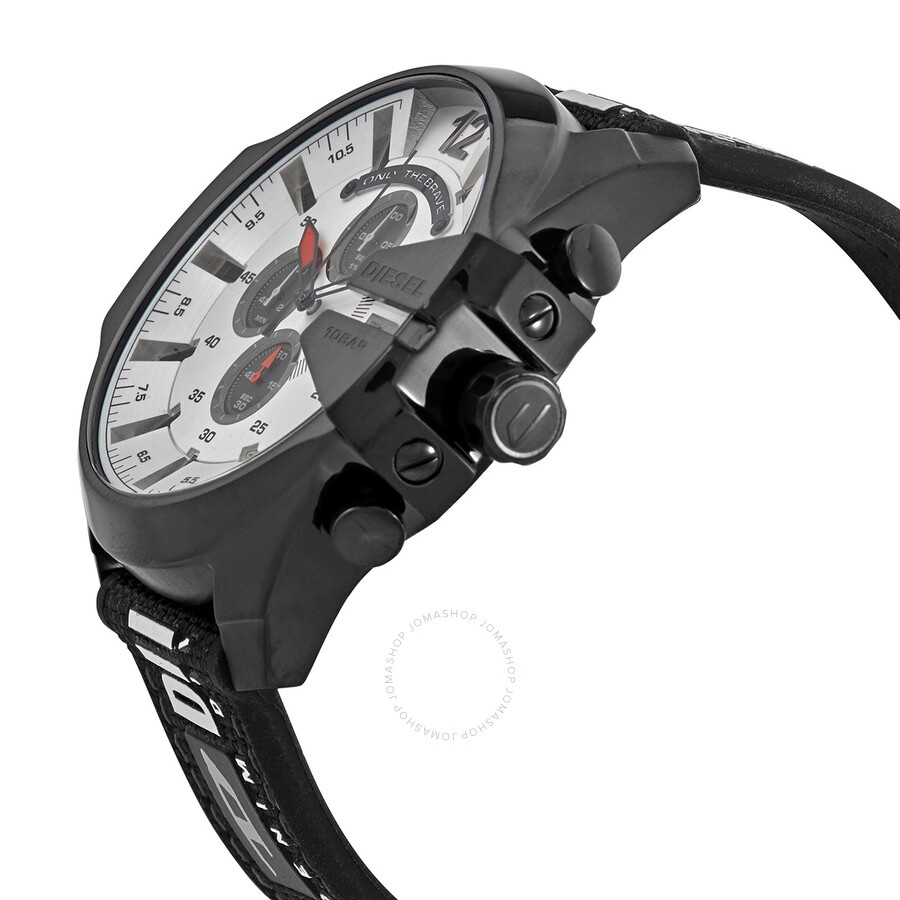 Diesel Diesel Mega Chief Chronograph Quartz Silver Dial Men's