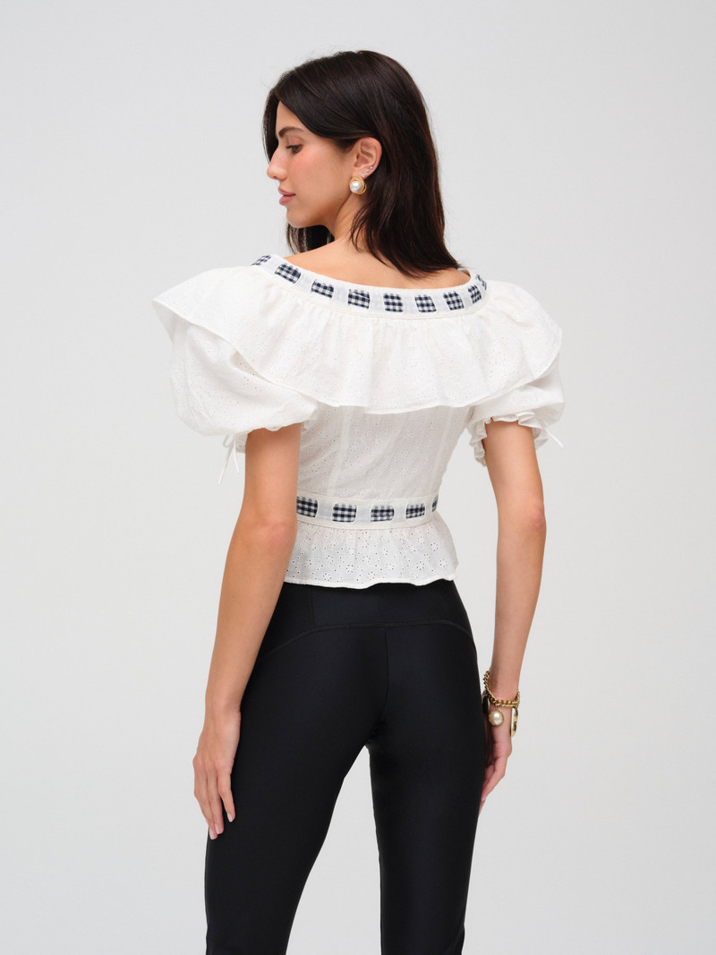 For Love & Lemons Ruby Ribbon Top outlook