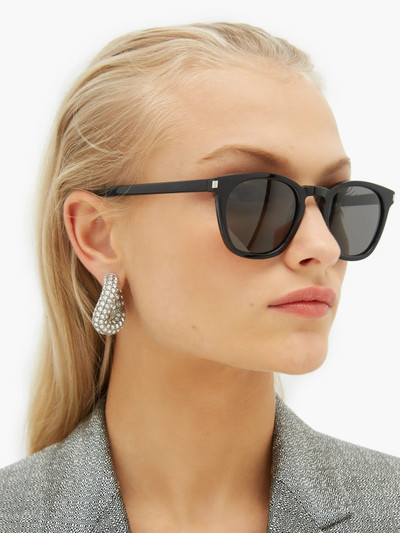 SAINT LAURENT Square acetate sunglasses outlook