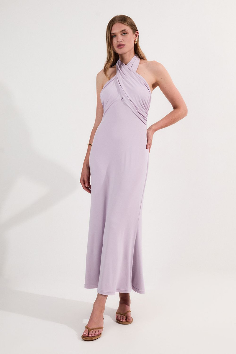 Drapey Crepe Jersey Maxi Dress 3