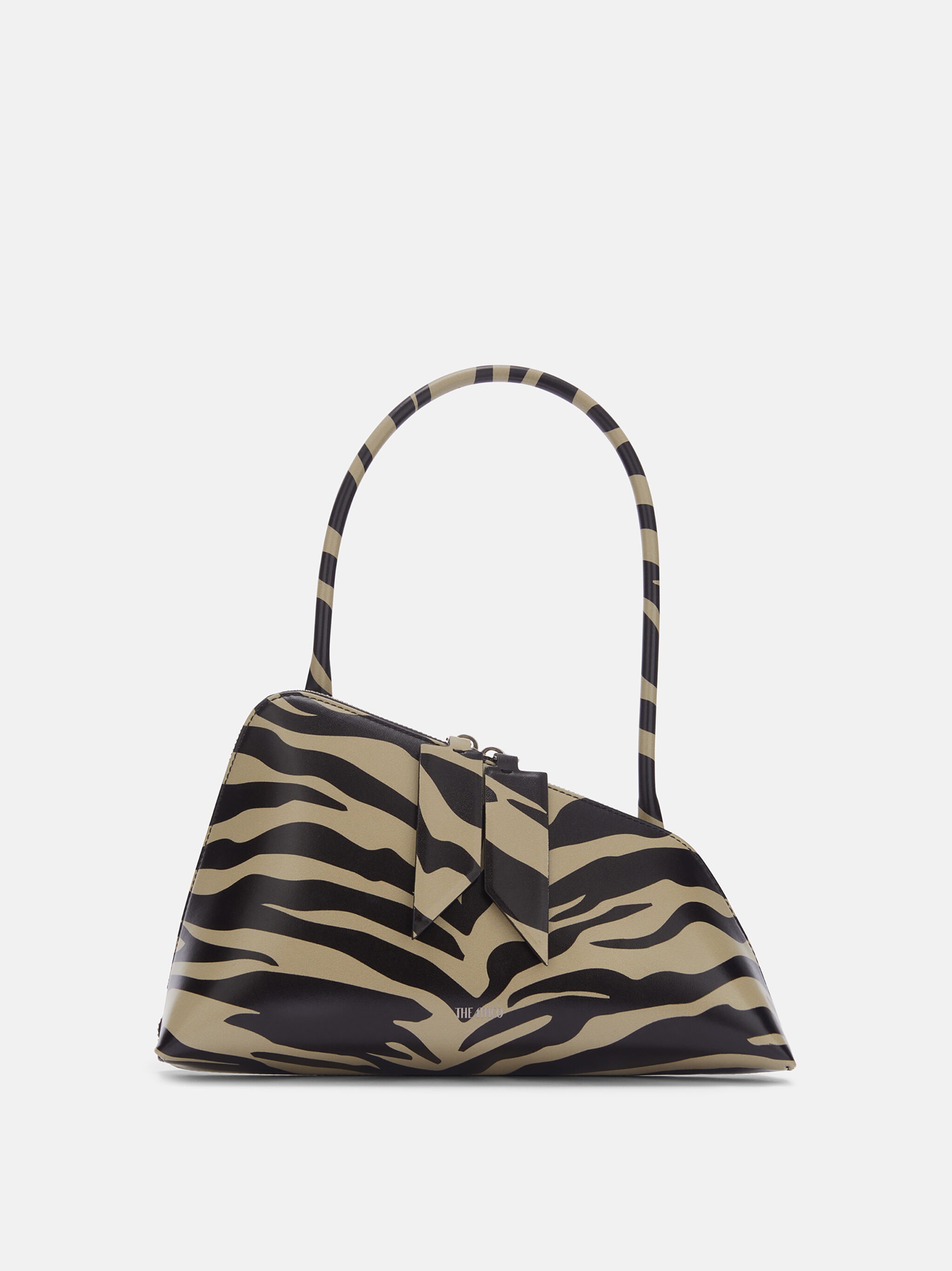 ''SUNRISE'' BLACK AND SAFARI SHOULDER BAG - 1