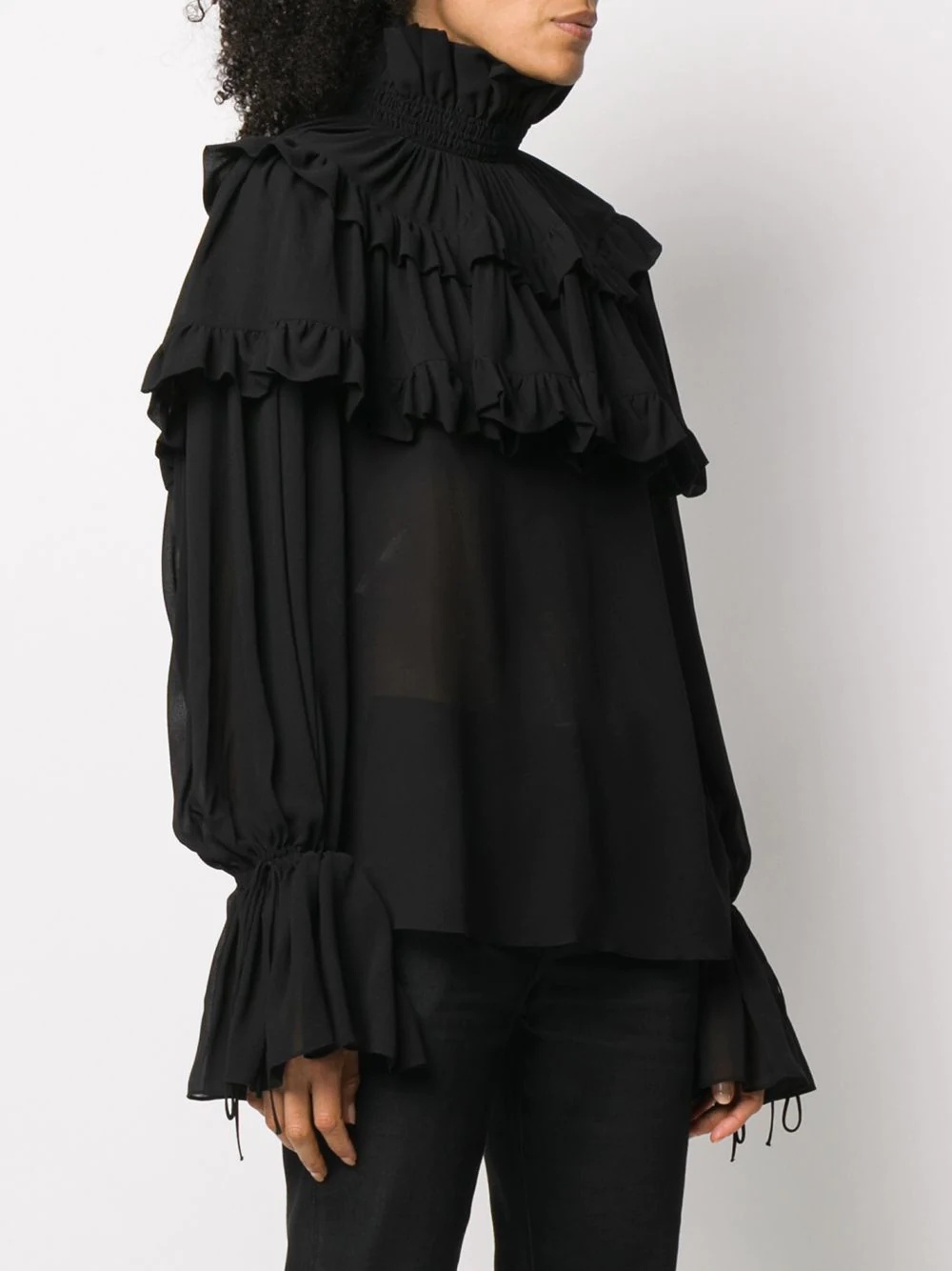 tiered ruffle blouse - 3