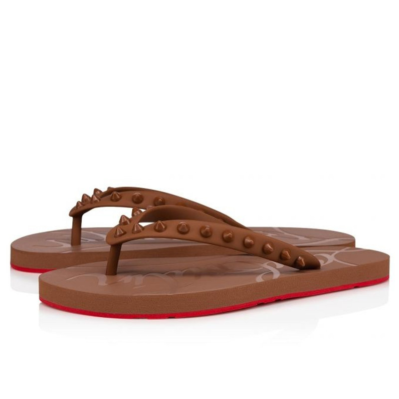 Loubi Flip Woman Flat NUDE 5 1