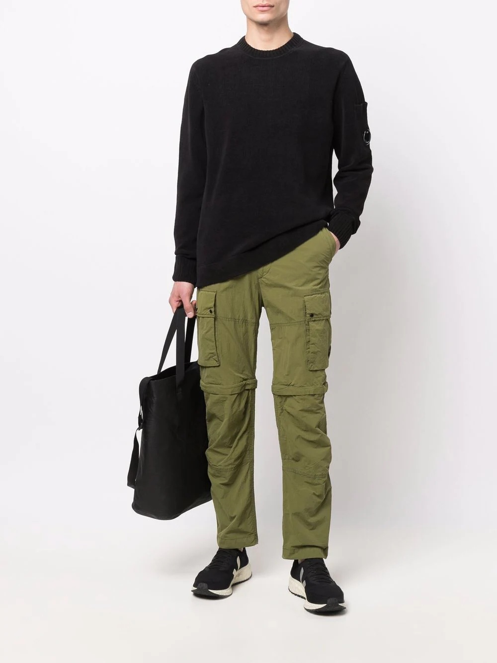 adjustable-length cargo trousers - 2