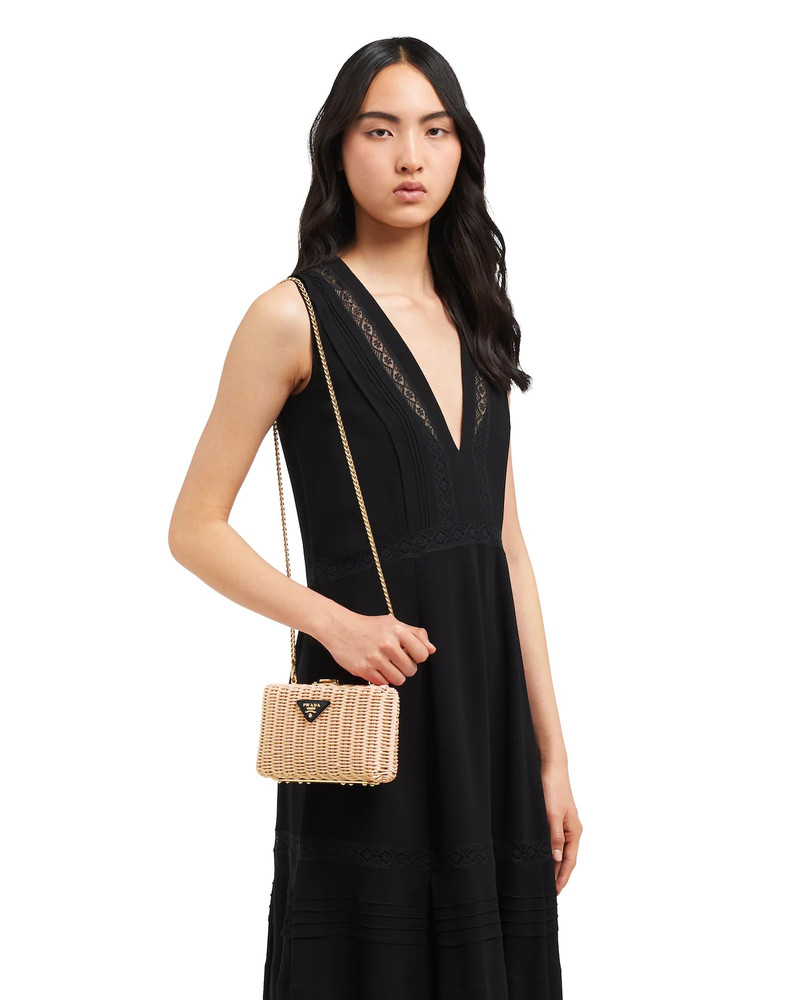 Prada Wicker Clutch outlook