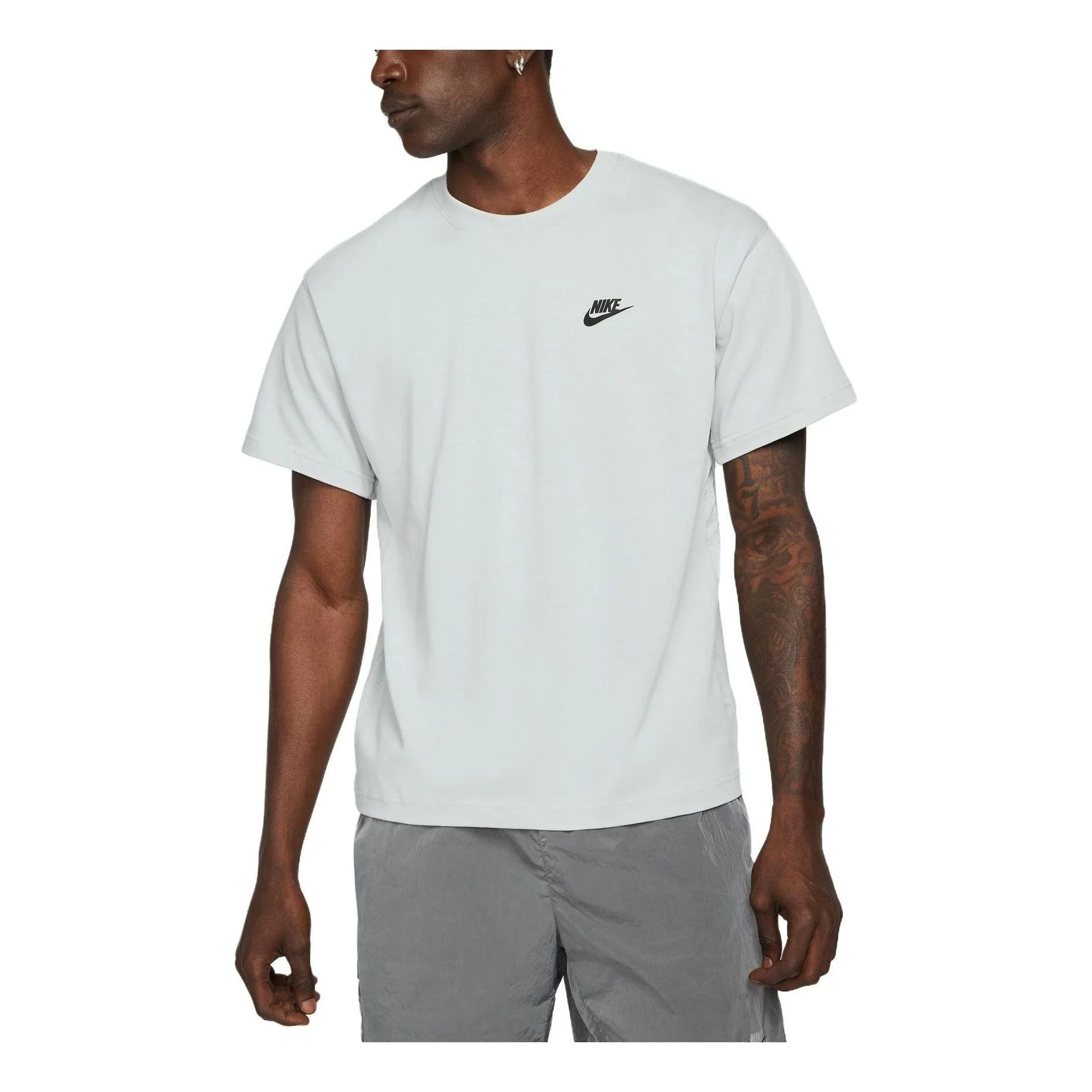 Nike Sportswear Logo T-Shirt 'Grey' DM6586-063 - 1