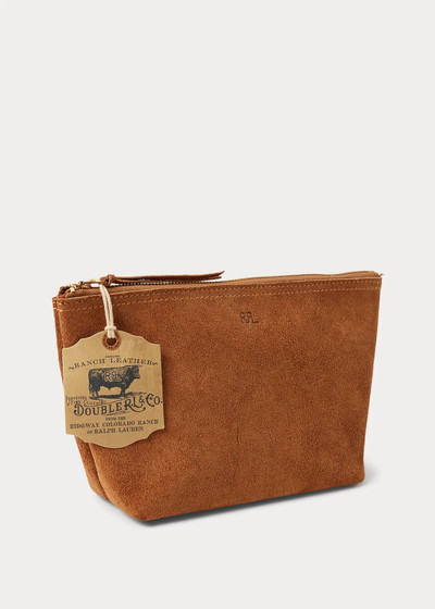RRL by Ralph Lauren Roughout Suede Pouch outlook