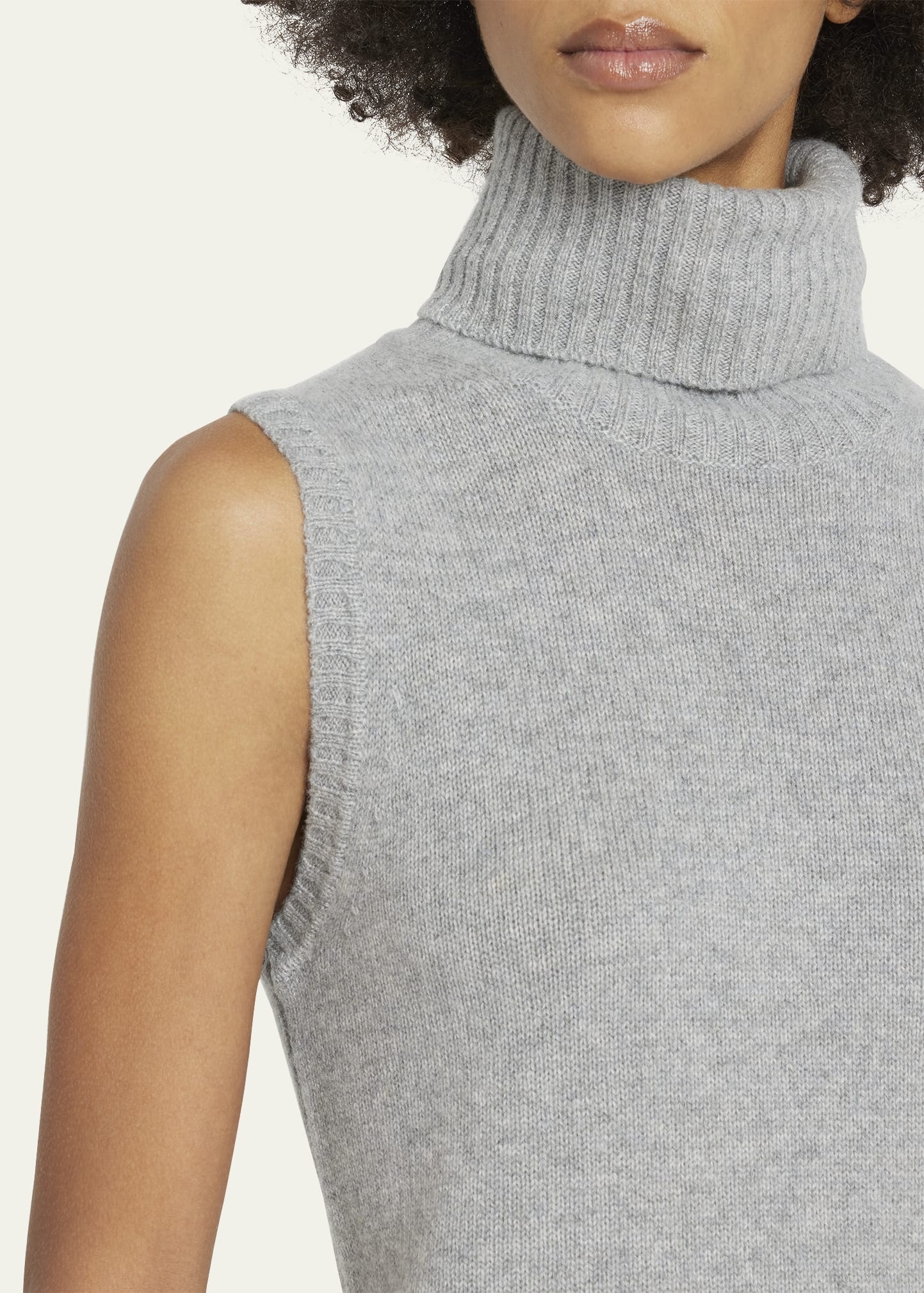 Mazzy Cashmere Turtleneck Shell - 5
