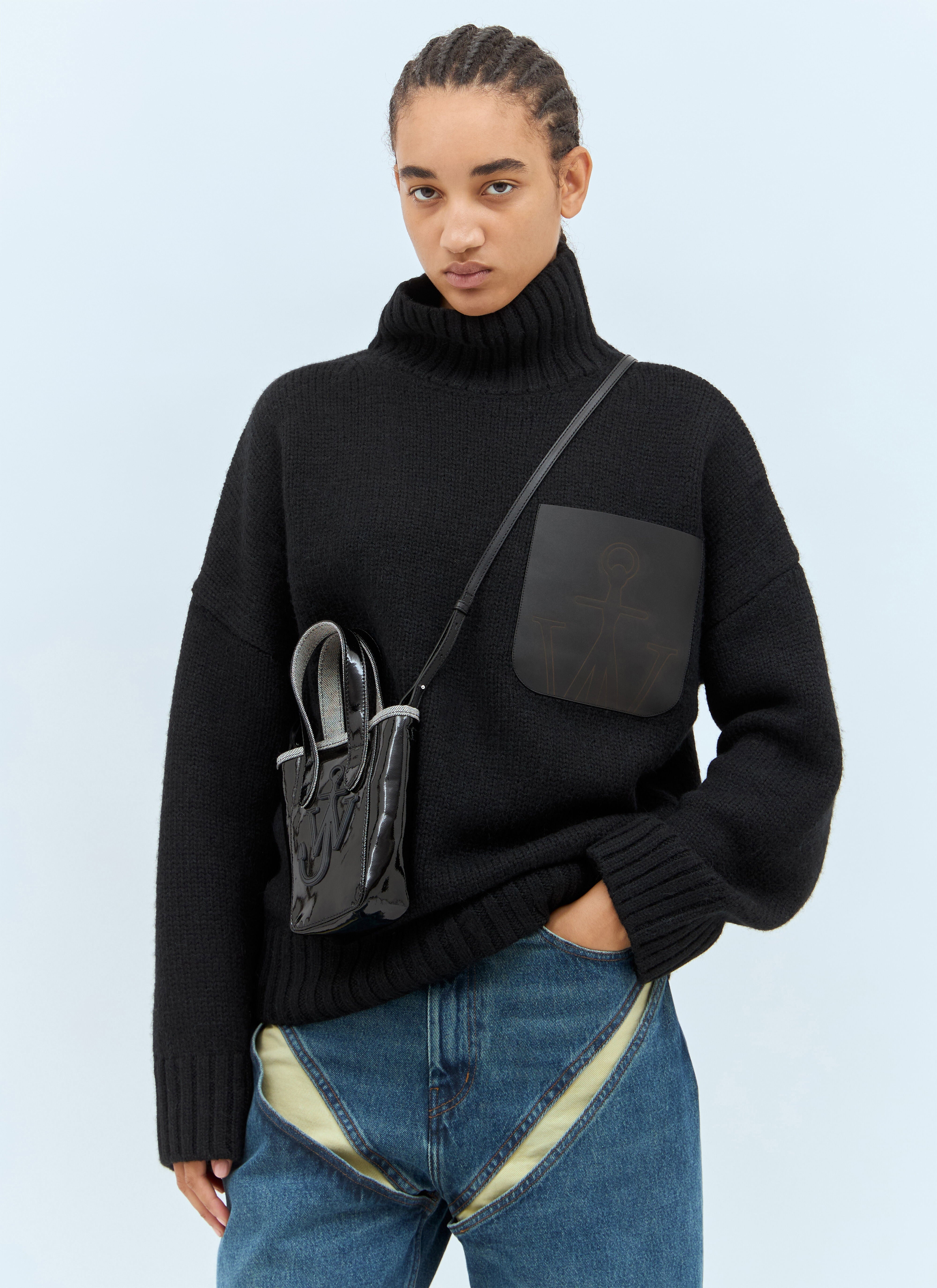 ★J W ANDERSON★ Mini Belt Tote Bag Black AC0380FA0391999 AC Jw Anderson Mini Belt Tote - Black - 27% Off | Editorialist