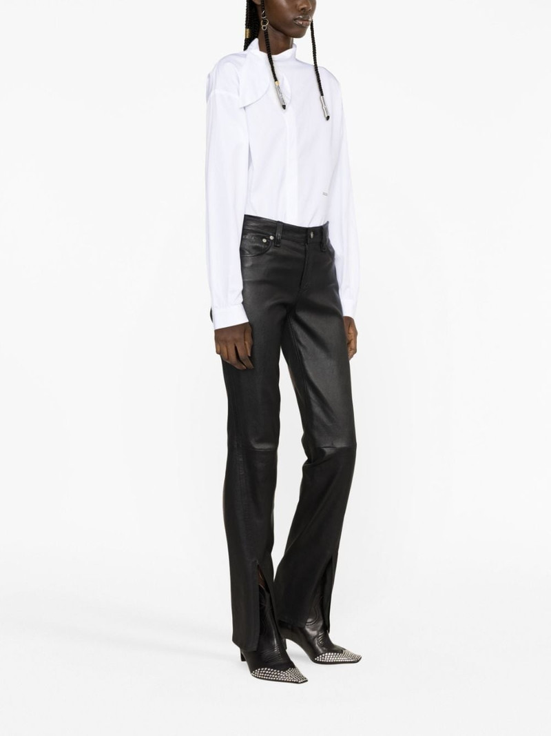 DSQUARED2 tied-neck long-sleeve shirt outlook