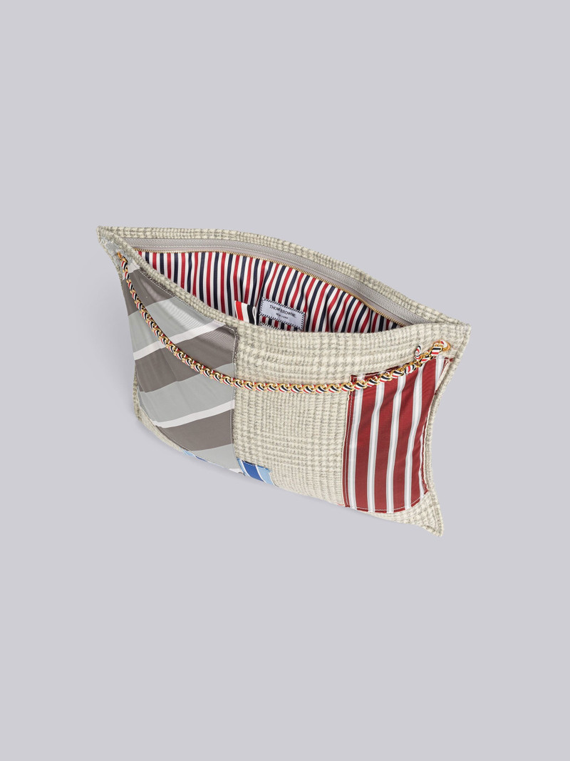 Prince Of Wales Patchwork Pillow Clutch 5