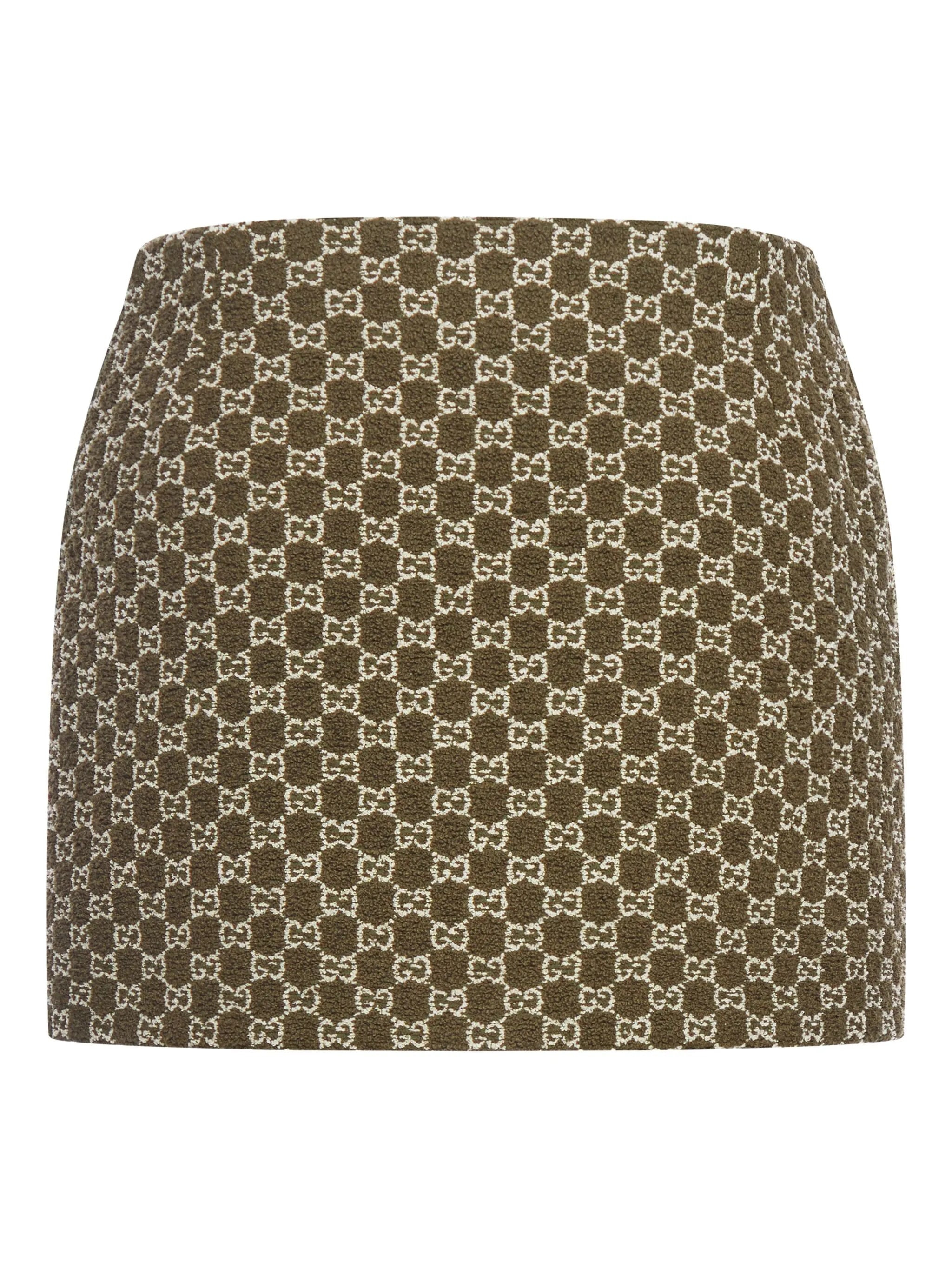 Gucci Monogram Mini Skirt - 2