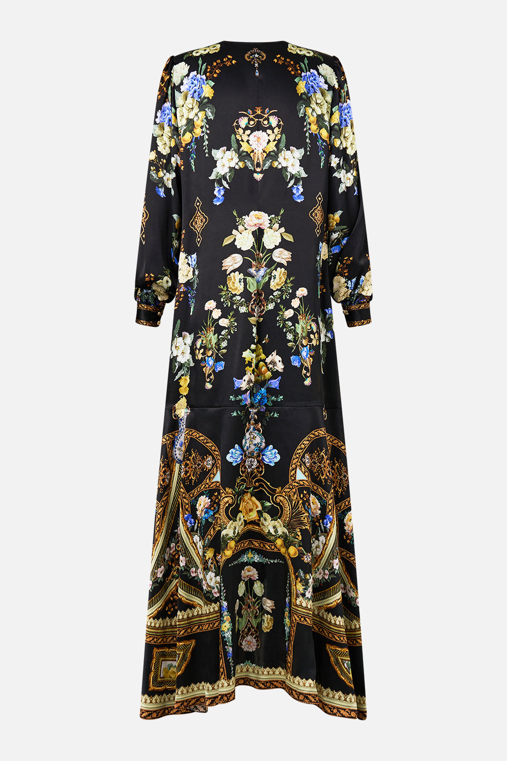 TIE WAIST LONG SLEEVE DRESS - 7