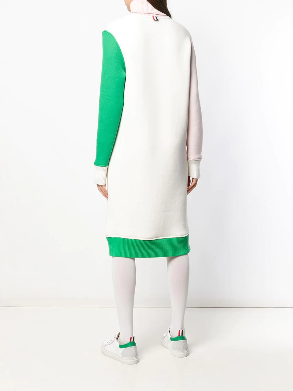 Fun Mix turtleneck dress - 4