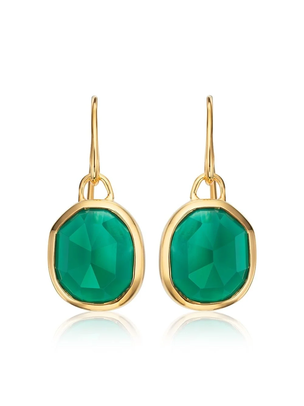 Siren Wire Green Onyx earrings - 1